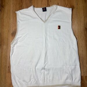 Vintage White Nike tennis vest